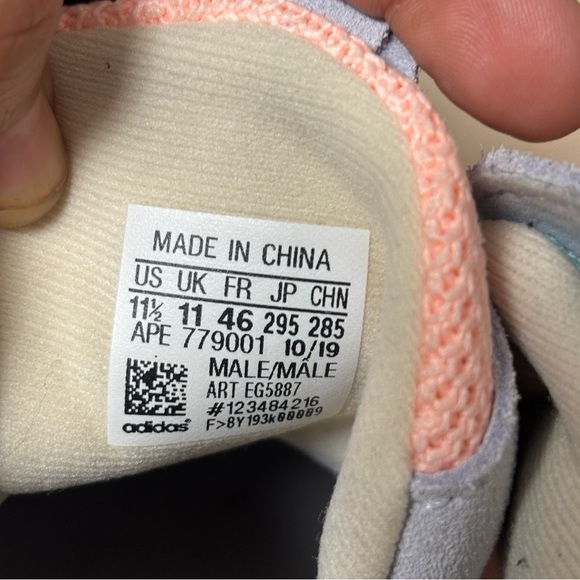 Adidas Kaizam ZoneBoost Aero Blue Clear Orange Mens Size 11.5 Basketball - Picture 5 of 5